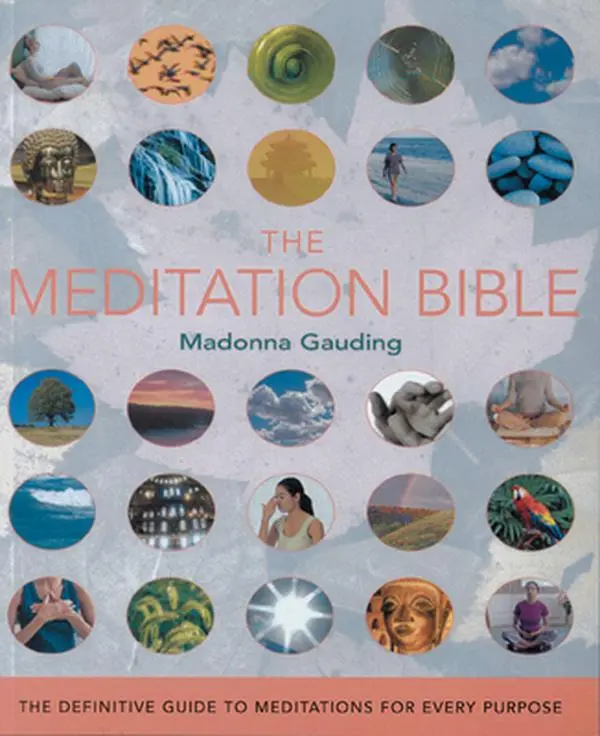 USED Book - The Meditation Bible: The Definitive Guide to Meditations for Every Purpose by Gauding, Madonna (Paperback) - english