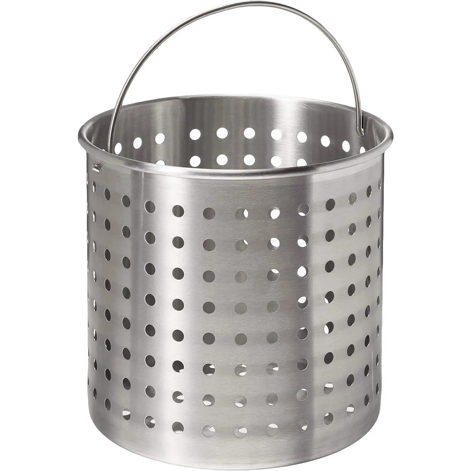 STAINLESS STEEL TURKEY FRYING POT W/STEAMER BASKET