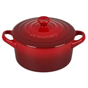 Le Creuset 14oz Round Mini Cocotte | Cerise/Cherry Red