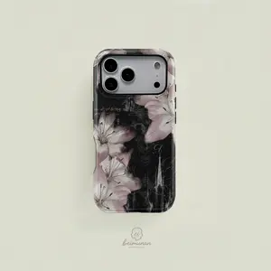 Gothic Lace Bow Phone Case, Durable Shockproof Protective Fashion Cover for iPhone 11-17 Pro Max, Samsung Galaxy S25-S23 Ultra, Accessories