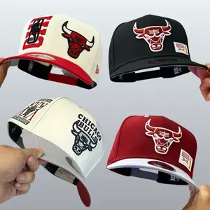 New Era Chicago Bulls Collectible Basketball Cap – Maroon Red Adjustable Snapback for Men Women, White Bull Logo Embroidery, Premium Streetwear Headwear, Fast US Shipping 2026 Collection