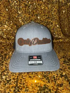Only Baddies Leather Patch Hat – Richardson 112 Durable Construction Adjustable Snapback Laser Engraved Leatherette Patch Mid-profile Structured Crown Breathable Mesh Back