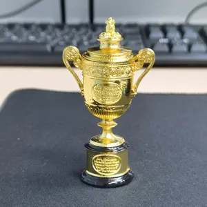 World-Class Tennis Trophy Replica, Wimbledon Championship Cup Replica, Classic Design, High-Quality Sports Memorabilia, Ideal for Fans & Collectors