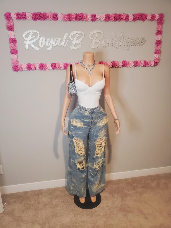 Jeans casual pant comfy unique embroidery versatile denim inside winter bottom casual jean mid rise high waist baggy purple denim trouser y2k jean