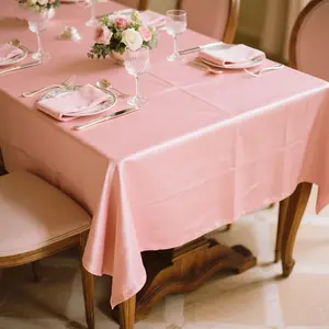 Elegant Satin Tablecloth, Soft Smooth Polyester Fabric, Wedding Decor, Engagement Party, Birthday, Holiday, Graduation, Christmas