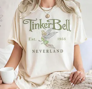 Vintage Tinker Bell Shirt, Tinkerbell 1953 Neverland Shirt, Peter Pan Shirt