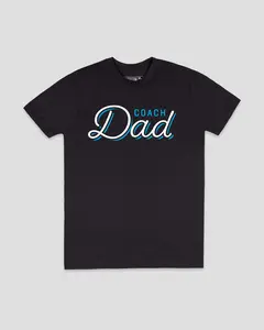 Coach Dad T-Shirt - Black