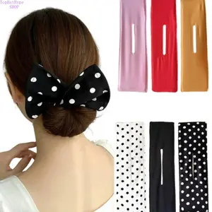 Hair Styling Bun Maker Set for Women & Girls, Flexible Donut Bun & Ponytail Hairstyle Tools, Reusable Elastic Hair Accessory Kit for Easy DIY Updo Hairstyles, Daily Wear & Casual Hair Styling