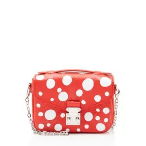 Pre-owned Louis Vuitton Leather Clutches & Wristlets x YK Giant Monogram Empreinte Infinity Dots Micro Pochette Metis