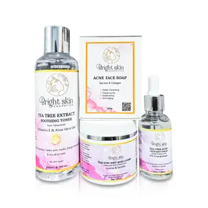 Bright Skin Tea Tree Acne Care Set for Clear & Balanced-Looking Skin
