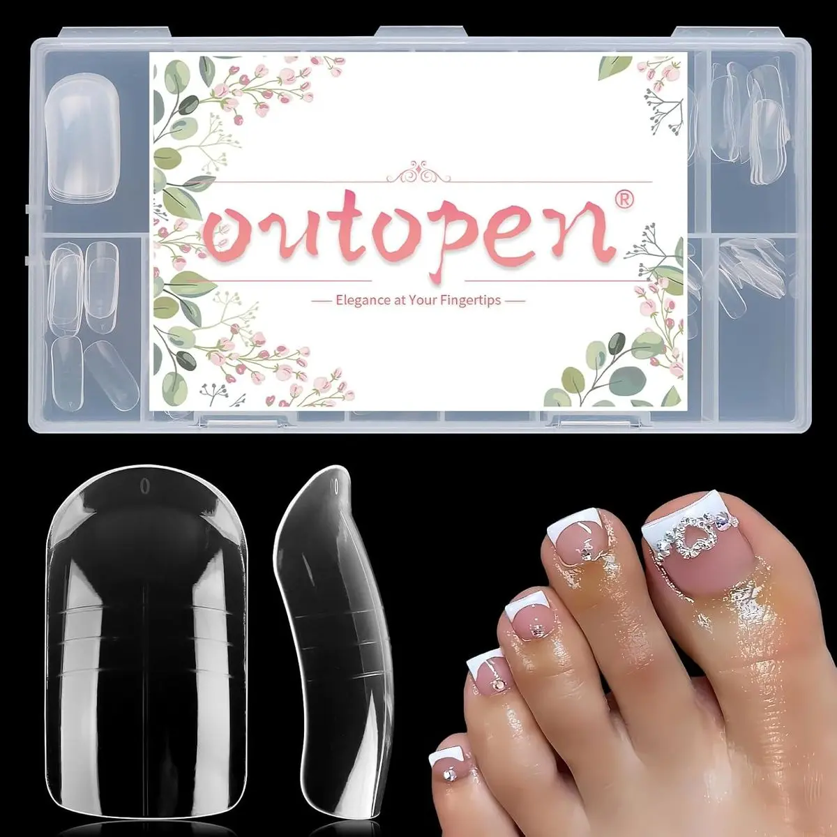 Wide Square Nail Forms