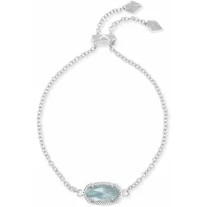Kendra Scott Elaina Chain Bracelet in Light Blue Illusion - 4217717607