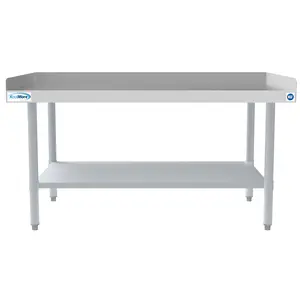 30" x 48" 16-Gauge Stainless Steel Equipment Stand with Galvanized Undershelf, EQT-163048.