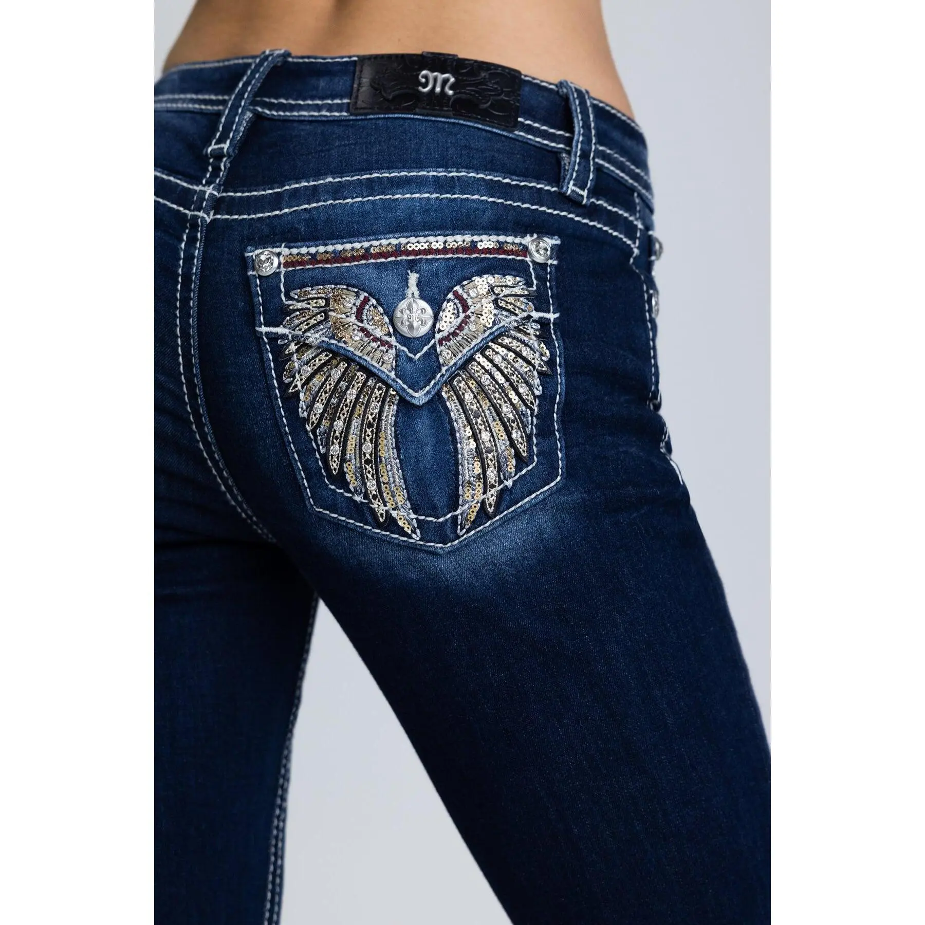 Arella Wings Bootcut Jeans