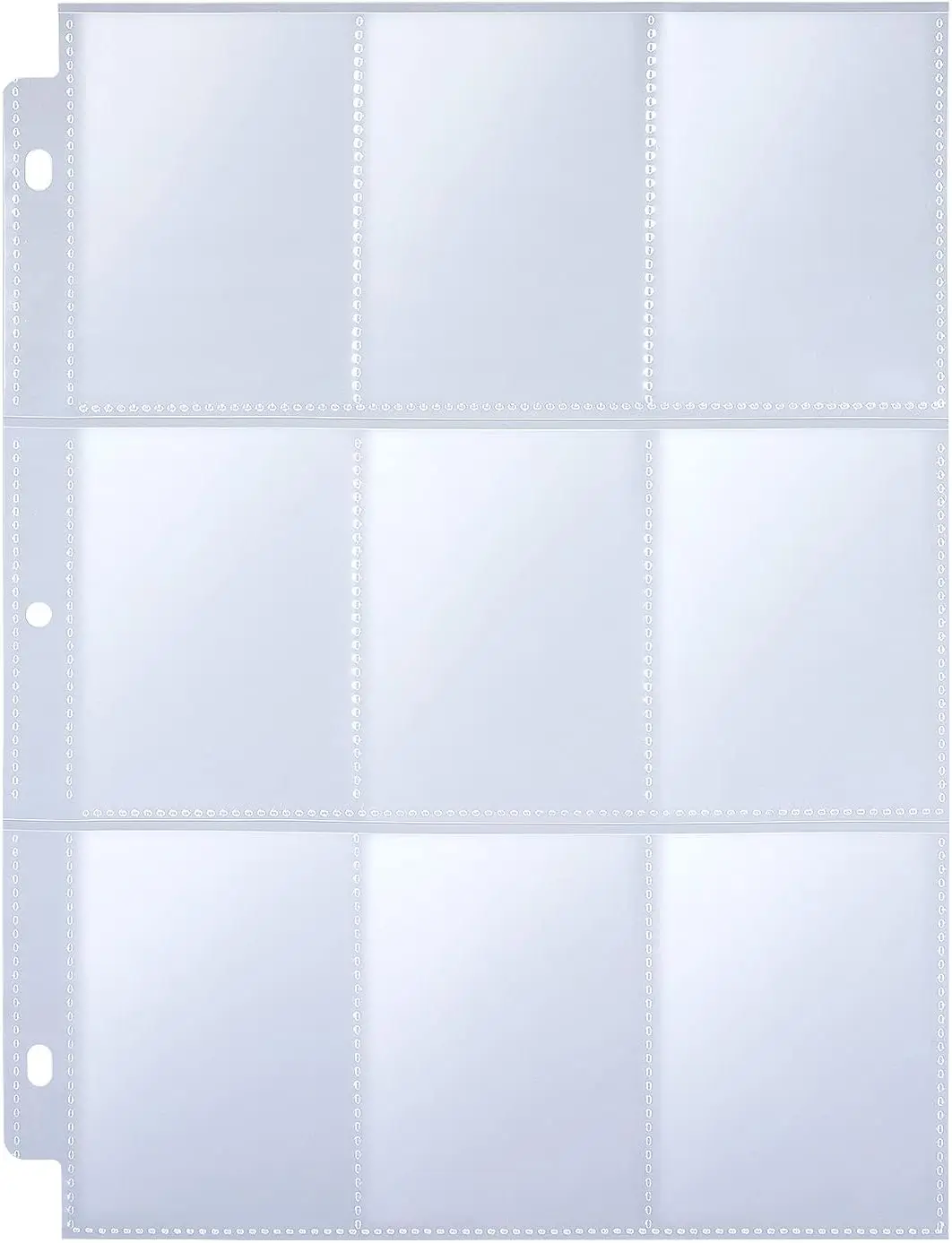Trading Card Pocket Page Protectors - 36-Pack 9-Pocket Sheet Protectors for 3-Ring Binders, Holds Up to 324 Collectible Cards, Tcg Card Protector, Card Sleeve Protectors