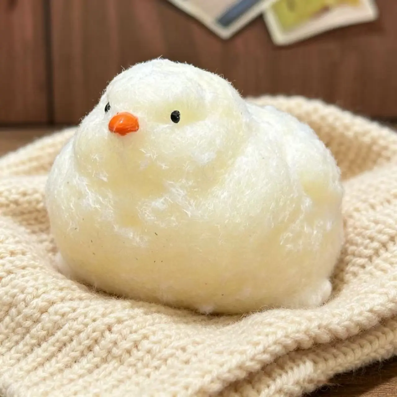 Furry Chick Squeeze Squishies Soft Silicone Fidget Toys Stress Relief Squishy Toys for Relaxation
