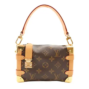 Pre-owned Louis Vuitton Canvas Crossbody Bags Side Trunk PM Monogram Bag With Crossbody Strap