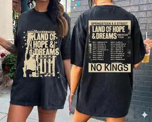 Comfort Colors Bruce Springsteen Tour 2026 T-shirt, Bruce Springsteen Land Of Hope & Dreams Tour Shirt, Bruce Springsteen Fan Gift