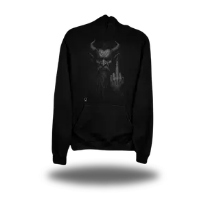 FU KRAMPUS BLACK HOODIE
