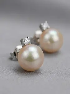 11-13mm Mabe Pearl Stud Earrings – Sea Water Cultured Pearl with S925 Sterling Silver
