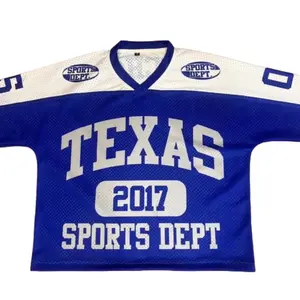 Coach’Em Mesh Boxy Cut Football Jersey - Versatile Design for Various Outfits, Ideal for Football and Other Sports