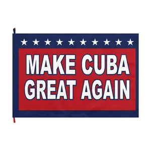 MAKE CUBA GREAT AGAIN Double-Sided Flag