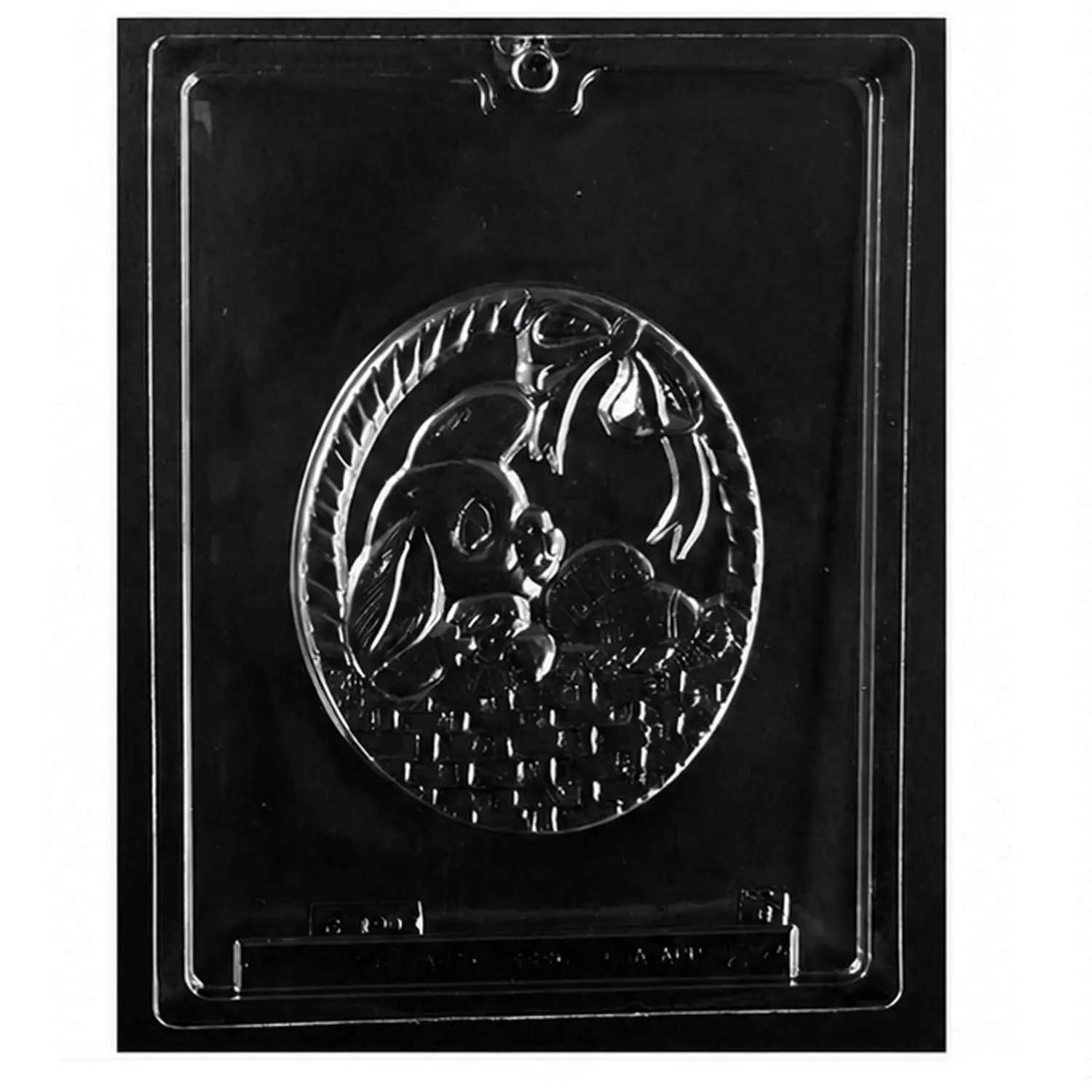 Bunny in Basket Pour Box Chocolate Mold Top Elegant Easter Display