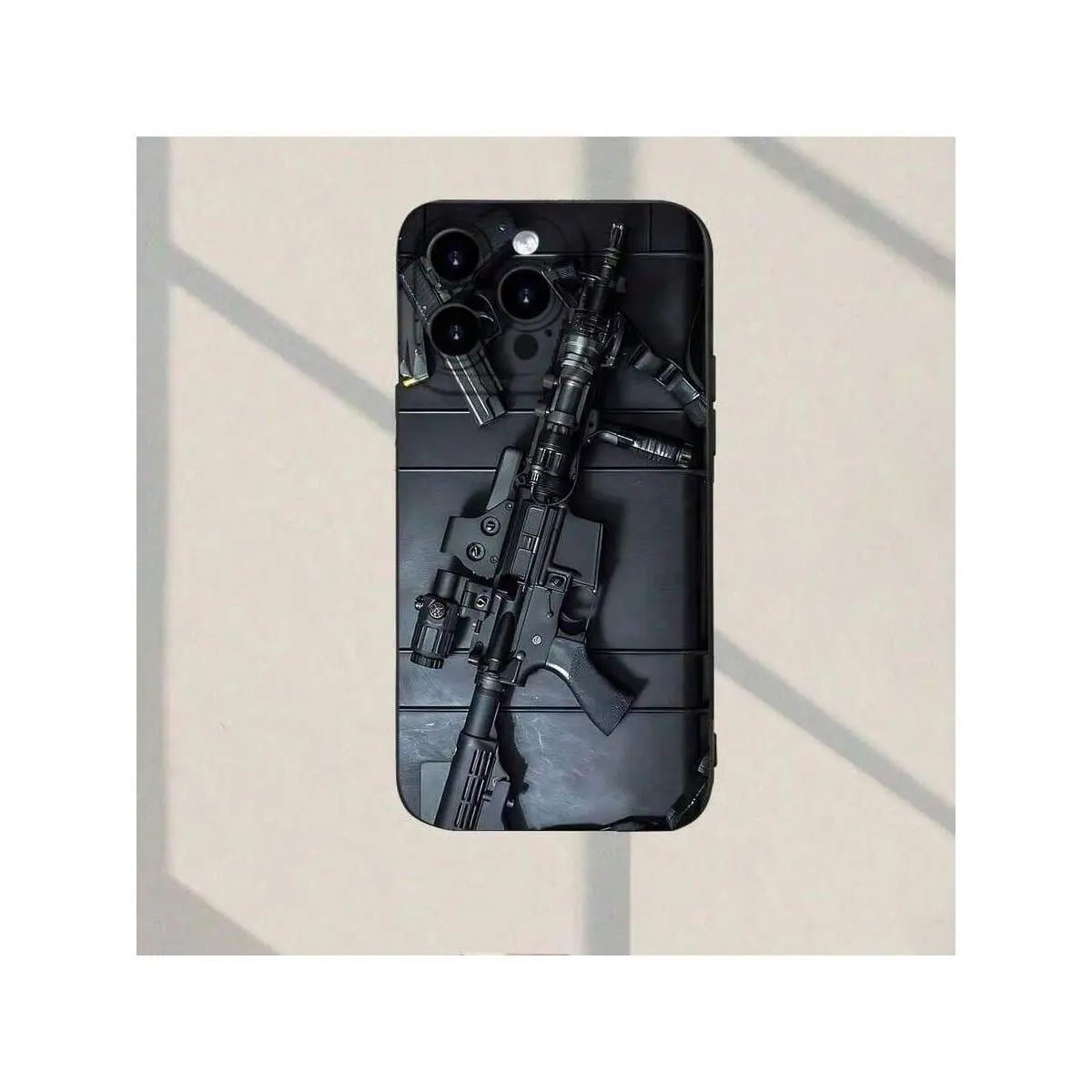 The Newly Designed Phone Case, With A Toy Gun Theme, Is Very Popular. It Features A Fun Creative TPU Design, Protects The Camera, And Has A Shock-Proof Function. Suitable For IPhone16E/15/14/13/12/11/XSMAX/PRO/PLUS/SE , Suitable For IPhone 17 Air