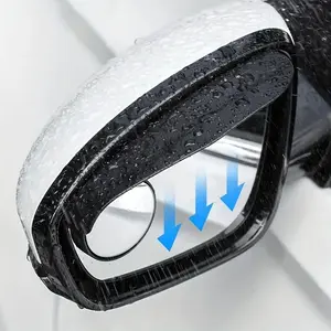 Car Blind Spot Mirror, 2 Counts Car Side Mirror Rain Guard, Multifunctional 2 in 1 Car Side Mirror Rain Guard, Car Exterior Accessories