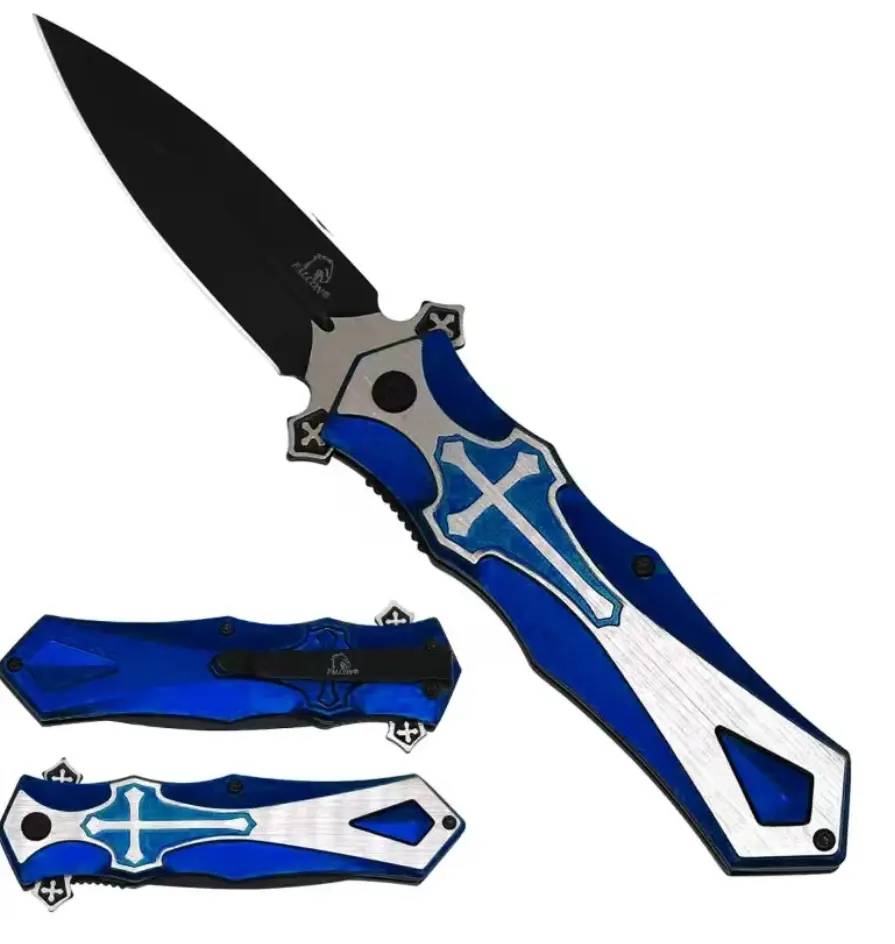 KS5440BL-1-BLUE/SILVER CROSS