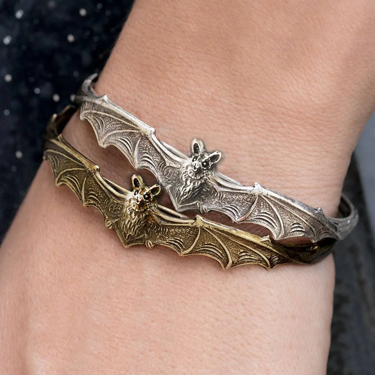 [Treasure of the Store] Bat Bracelet Gothic Christmas Bracelet Niche Design Couple Bracelet Graduation Season Gift