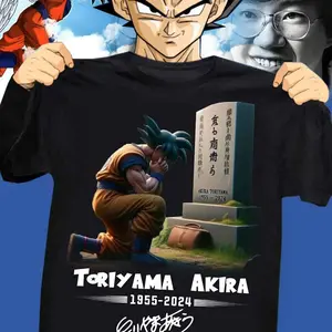 Dragon Ball Son Goku Thank You For The Memories Toriyama Akira shirt, hoodie, sweatshirt Menswear Top Menswear Top Underwear Streetwear Round Neck Crewneck