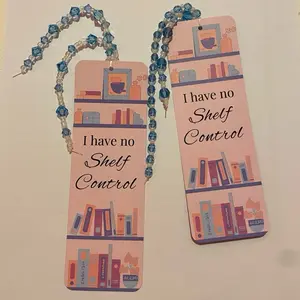 I have no shelf control bookmarks with beaded tassel