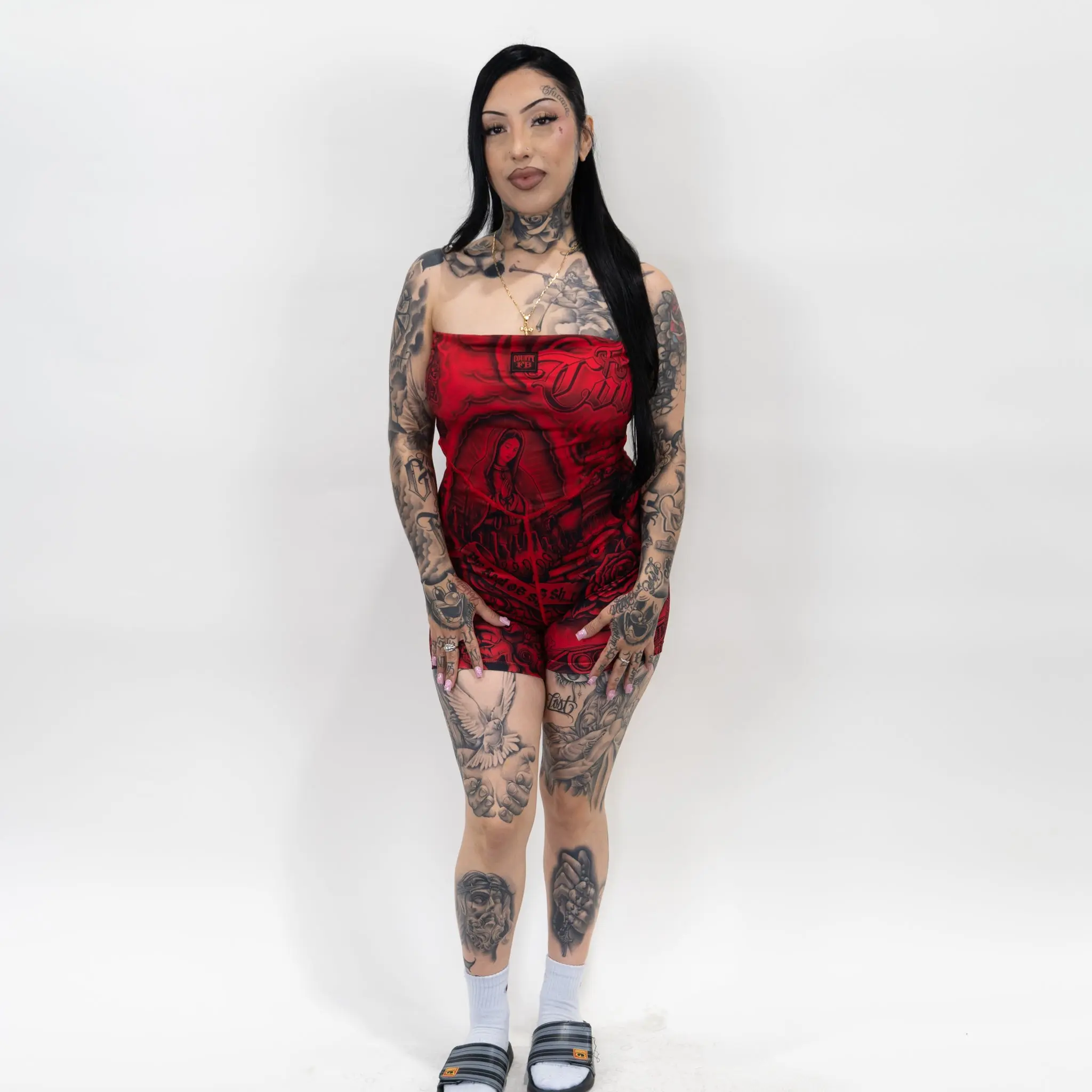FB County Inked Up Romper