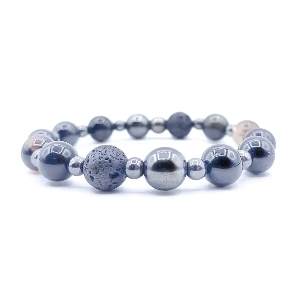 Stealth Protection & Grounding Bracelet with Smoky Quartz, Black Tourmaline, Hematite, Black Onyx, Obsidian & MORE with Premium Gemstones Custom Sized to Fit