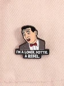 Vintage Cartoon Movie Character Design Brooch, Cute Clothes Badge for Women & Men, Enamel Pin Suitable for Backpacks, Jeans, Scarves, Hats Decoration, Fashion Accessory