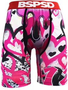 Men's Printed Underwear Boxers Briefs Fashionable Sexy Men's Lingerie Underpanty Breathable Comfort Sporty Inner Wear Plus Size Boxersshort Daily Wear