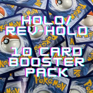 Trading Card Booster Pack: 10 Holo/Reverse Holo Cards