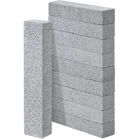 10 Pack Pumice Stone for Toilet Cleaning Bowl Stick,Powerfully Cleans Hard Water Rings,Calcium Buildup & Stains,Suitable for Cleaning Toilet, Bathtubs,Kitchen Sink, Stove and Grill Ceramic Utensils Barbecue Accessories