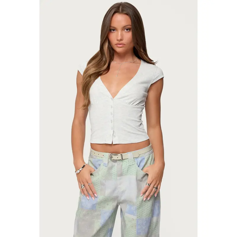 Alza Button Up Top