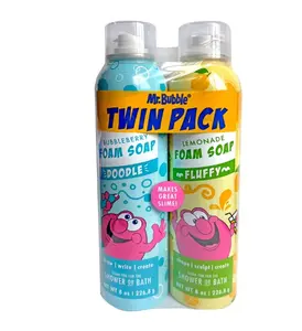 Mr. Bubble Foam Soap Twin Pack, Rotating Colors and Scents, 16 oz.