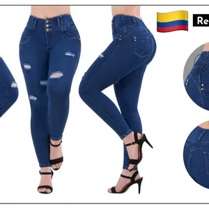 jeans levantacola colombianos para mujer