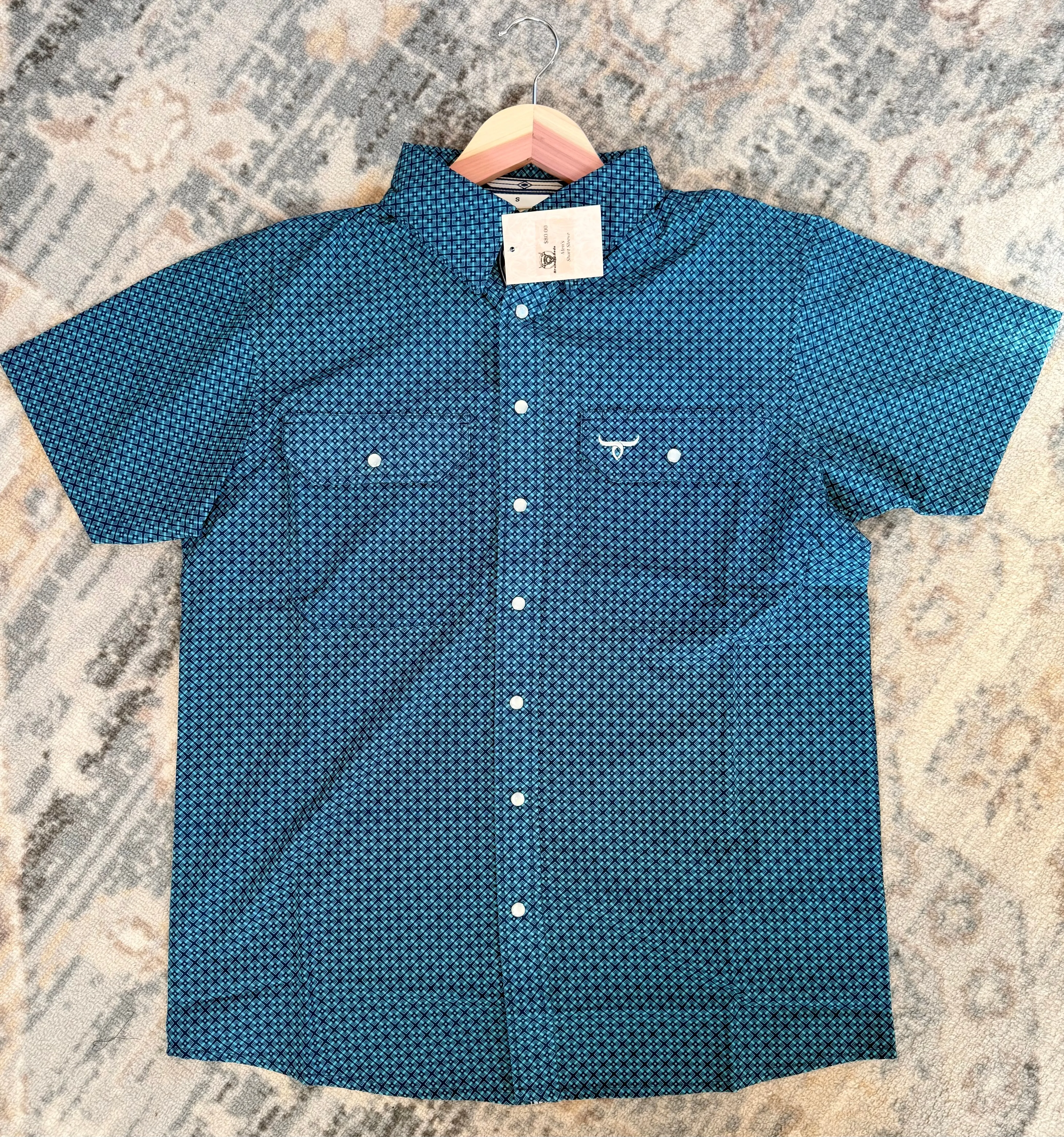 Drover Blue Mesa Pearl Snap