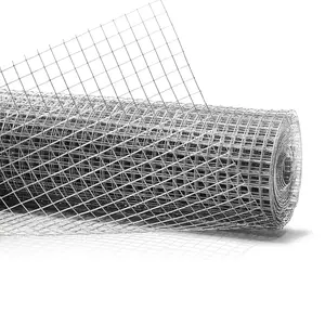 2" x 3" Hot-Dip Galvanized After Welding Hardware Cloth Roll, 36" x 50FT Galvanized Wire Mesh for Raised Garden Bed Plant Supports, Poultry Netting for Chicken Enclosures