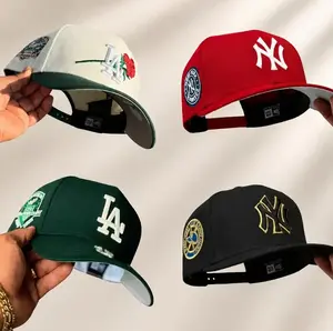 New Era 59FIFTY MLB Fitted Baseball Hat - NY Yankees/LA Dodgers Collector Edition, Raised Logo Embroidery, Side Patch, Streetwear Sports Collectible Headwear