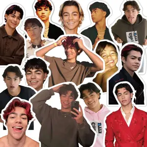 15 PCS Meme Funny Waterproof Malachi Barton Vinyl Stickers, Aesthetic Decals for Laptop, Water Bottle, Skateboard, Phone, Car, Bumper, 2 x 2.8 inch