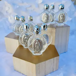 holy water bottle, baptism party favors, catholic water bottle, gifts for guest, Glass, Religious Decor Ornaments