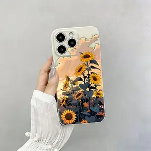 Sunflower Field Phone Case，Sunny Summer Style for iPhone 17 16 15 14 13 12 11 Plus Pro Max.