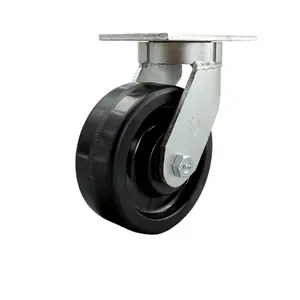 Service Caster MCM-SCC-KP92S830-PHR Replacement Caster for McMaster Carr Caster 2293T56 - Swivel Top Plate Extra Heavy Duty Caster with 8 in. Phenolic Wheel - Heavy Duty Caster Wheel