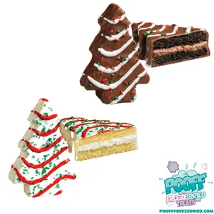 Freeze Dried Christmas Tree Cakes